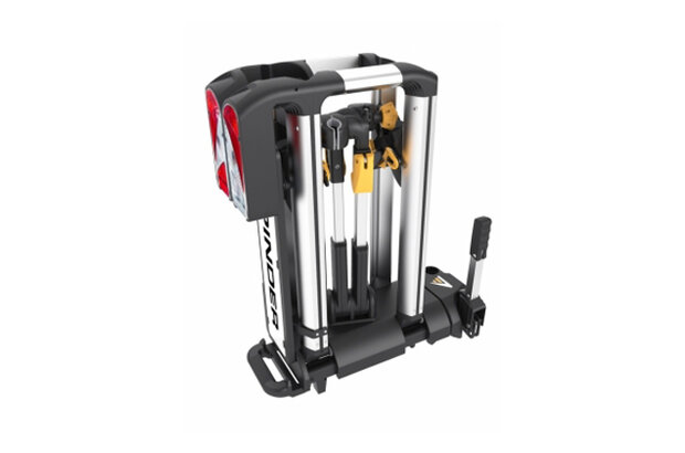 Spinder Xplorer+ trekhaak fietsendrager opgevouwen