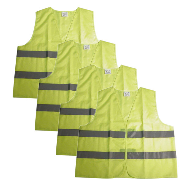 Veiligeheidsvest Oxford Geel XL family pack