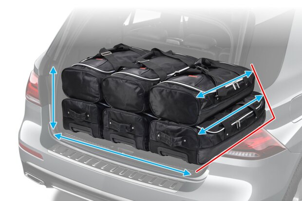 Car-Bags reistassenset Dacia Sandero III in kofferbak