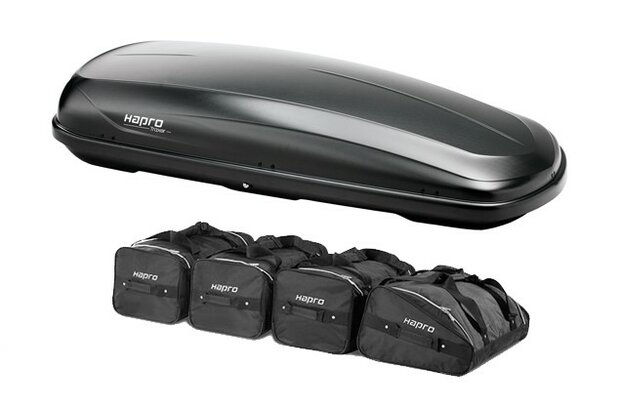 Hapro Traxer 8.6 dakkoffer met tassenset in dakkoffer