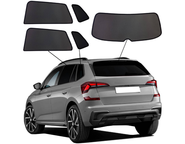 SunClip | Skoda Kamiq (NW) | Vanaf 2019 t/m 2024 | Auto zonneschermen | SC 10394