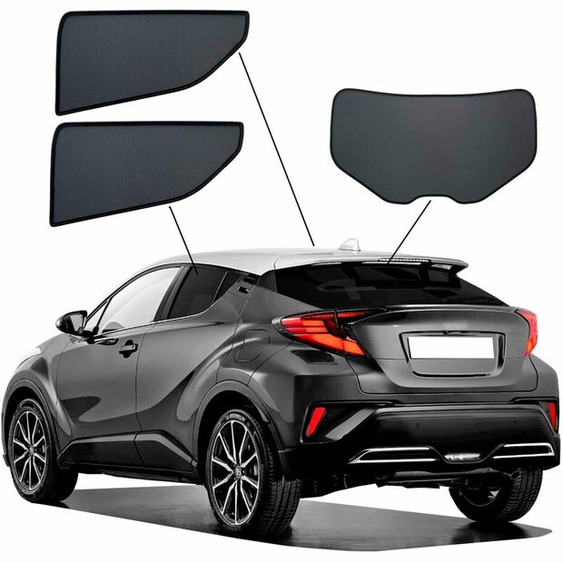 SunClip Auto Zonneschermen Toyota C-HR 2016-2023