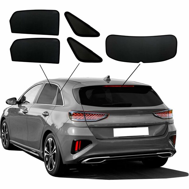 SunClip Auto Zonneschermen Kia Cee'd III Hatchback (CD) 2018-2025