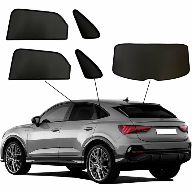 SunClip Auto Zonneschermen Audi Q3 Sportback 2019-2025
