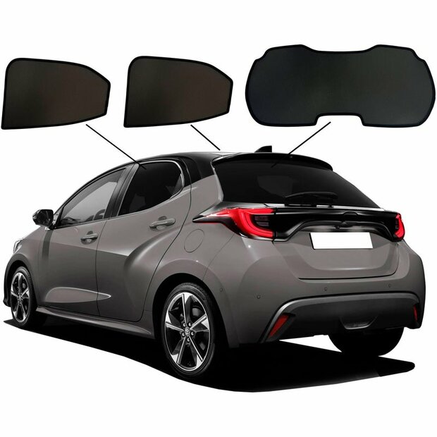 SunClip Auto Zonneschermen Toyota Yaris 2020-
