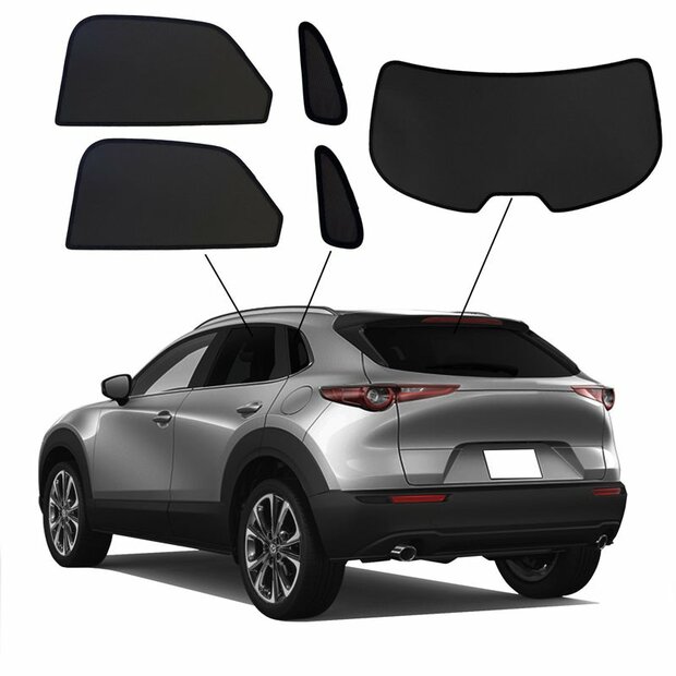 SunClip Auto Zonneschermen Mazda CX-30 2019-