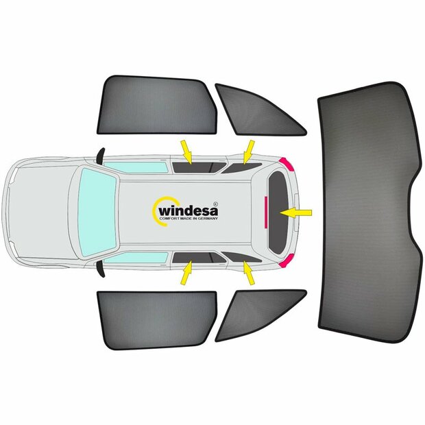 SunClip Auto Zonneschermen Mazda CX-30 2019-