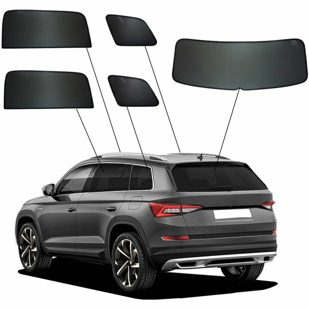 SunClip Auto Zonneschermen Skoda Kodiaq 2016-2023