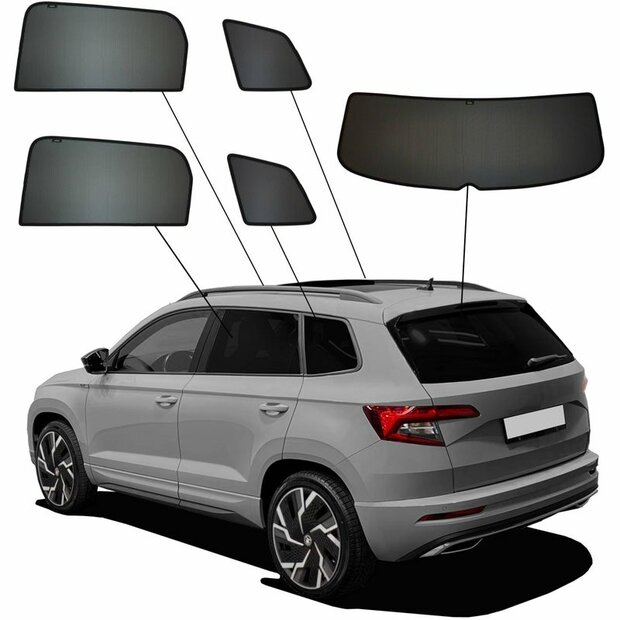 SunClip Auto Zonneschermen Skoda Karoq (NU) 2017-