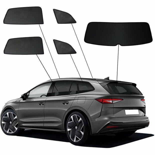 SunClip Auto Zonneschermen Skoda Enyaq iV 2021-