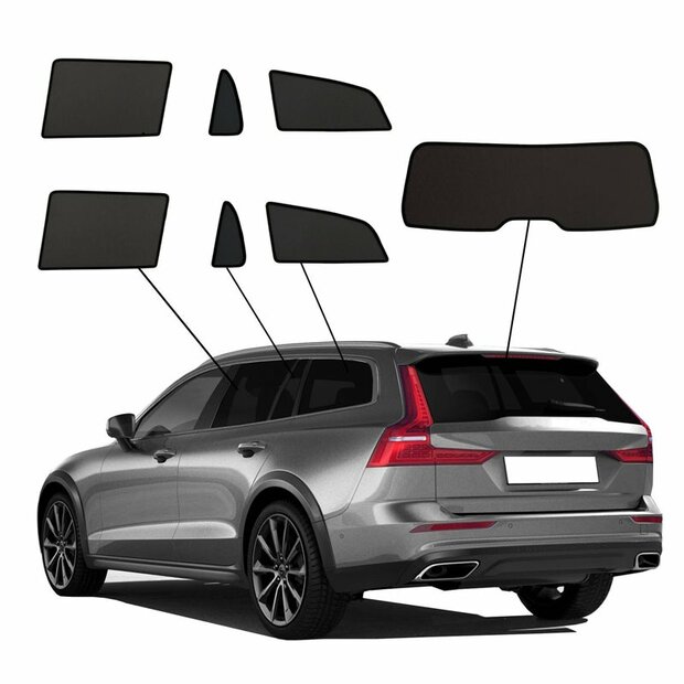 SunClip Auto Zonneschermen Volvo V60 2018-