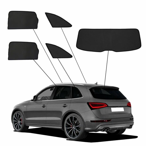 SunClip Auto Zonneschermen Audi Q5 (8R) 2008-2017