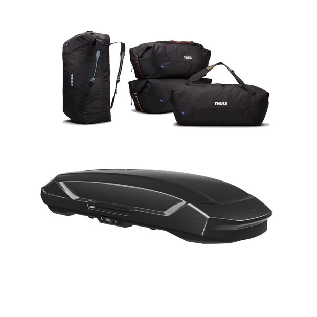 Thule Motion 3 XXL Black Glossy + Thule GoPack tassenset (8006)