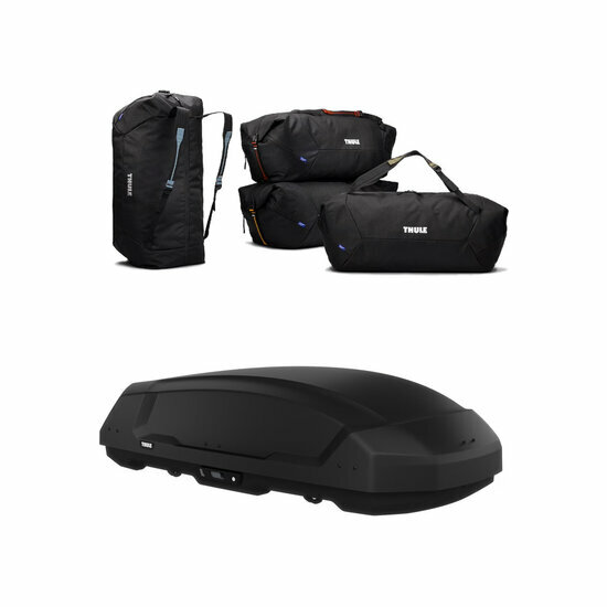 Thule Force 3 M dakkoffer + GoPack Duffel tassenset