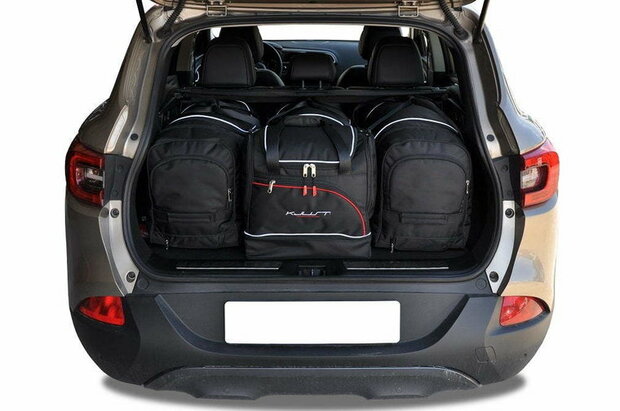 Kjust reistassenset Renault Kadjar 2015-2023 set van 4 tassen 2x roltas + 2x sporttas