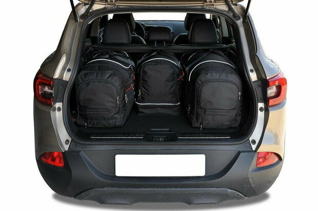 Kjust reistassenset Renault Kadjar 2015-2023 set van 4 tassen 2x roltas + 2x sporttas