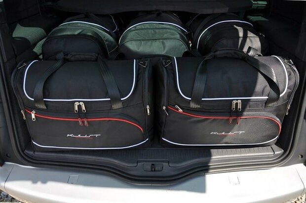 Kjust reistassenset Renault Espace IV 2003-2015 set van 5 tassen 3x roltas + 2x vliegtuigtas