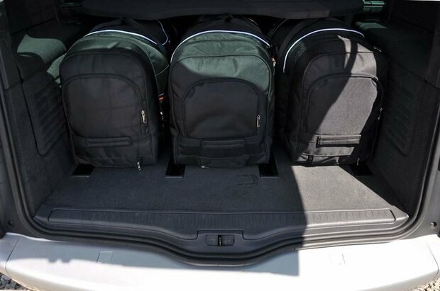 Kjust reistassenset Renault Espace IV 2003-2015 set van 5 tassen 3x roltas + 2x vliegtuigtas