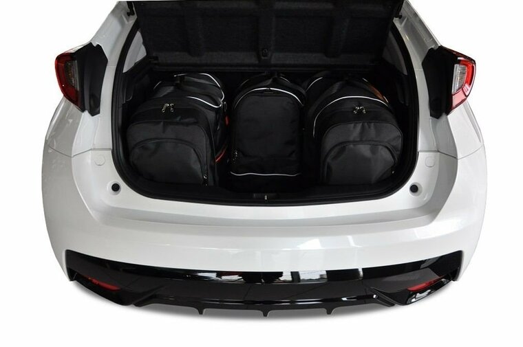 Honda Civic Hatchback 2012-2017 | KJUST | Set van 4 tassen