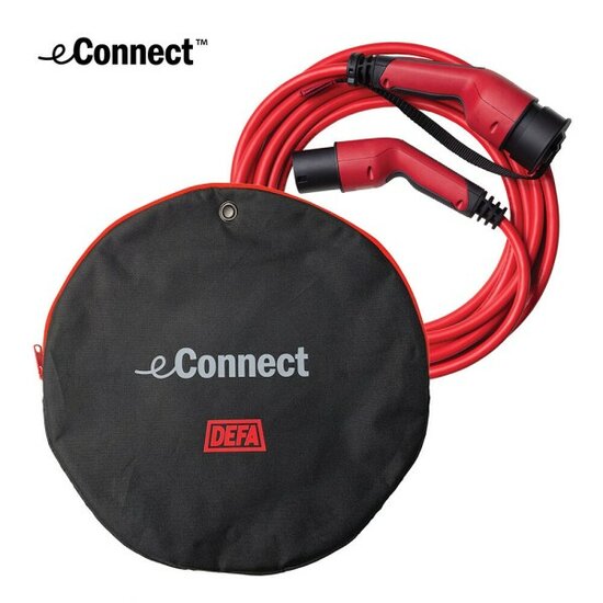 DEFA eConnect | Basic bag | Laadkabel opbergtas met kabel