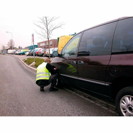 Veiligheidsvest Oxford geel | Maat XL