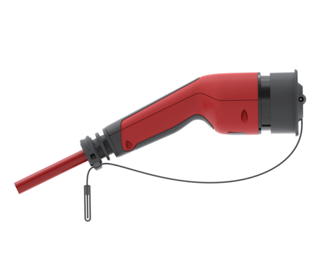 DEFA eConnect laadkabel type 2 koord afdekdop vast