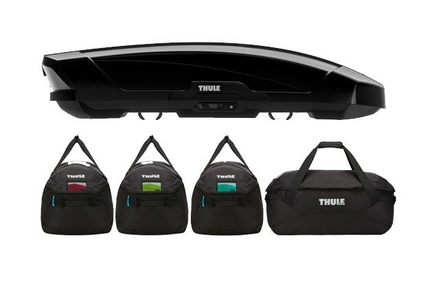 Thule Motion XT L Black Inclusief dakkoffertassenset