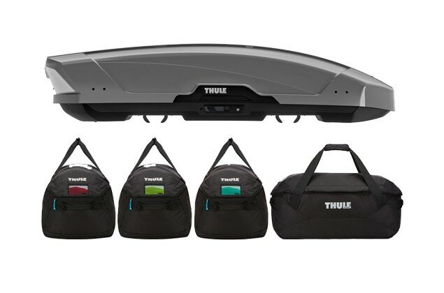 Thule Motion XT L Titan Glossy met tassenset