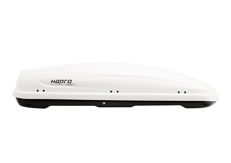 Hapro Traxer 6.6 pure white zijkant autovoordeelwinkel.nl