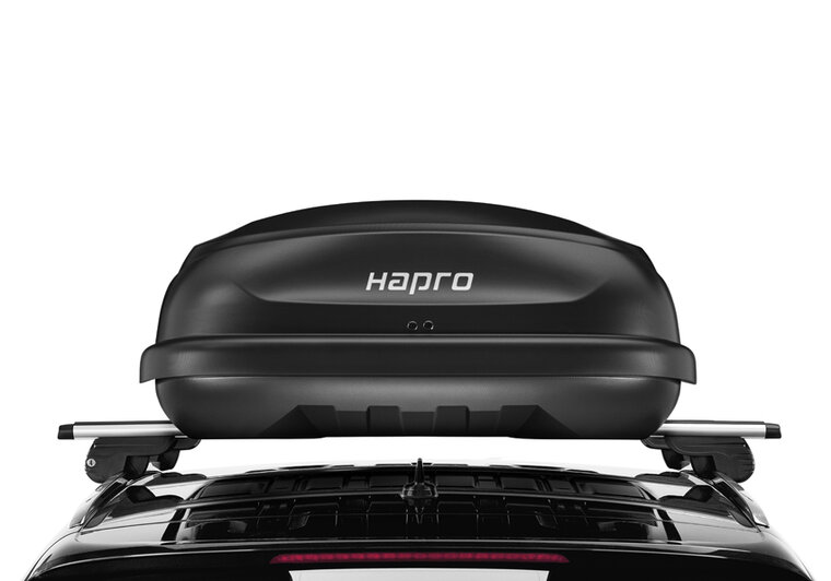 Hapro Cruiser Anthracite op auto achterzijde