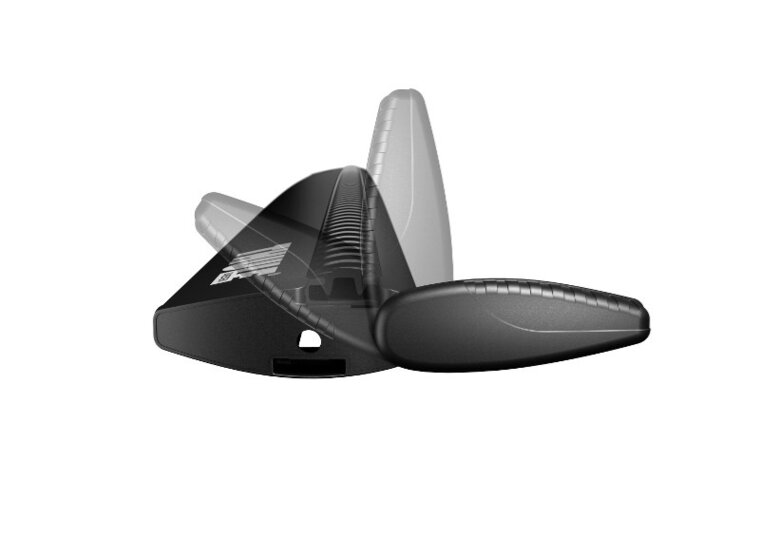 Thule WingBar 961 Black zijkant WingPlug