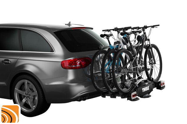 Thule VeloCompact 3 7-pin op auto