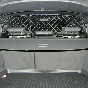 Hondenrek Audi A1 3-deurs | Staal met net | achterin