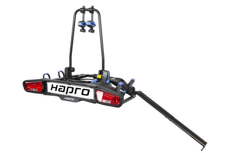 Hapro Atlas Active &amp; Atlas Premium oprijgoot op fietsdrager