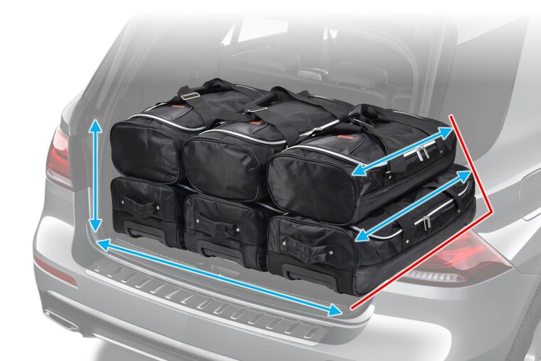Car-Bags reistassenset Dacia Sandero III in kofferbak