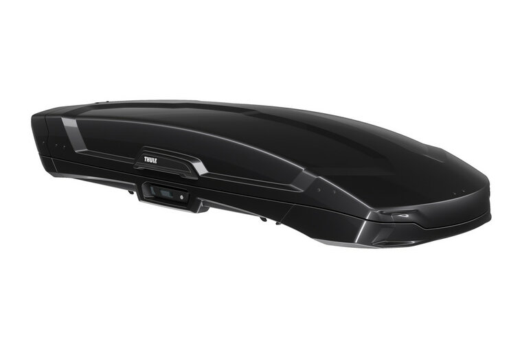 Thule Vector M - Black Metallic - Dakkoffer - schuin voor