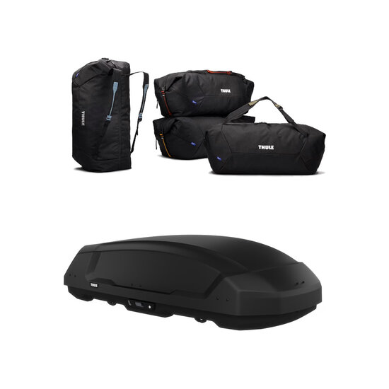Thule Force 3 M dakkoffer + GoPack Duffel tassenset