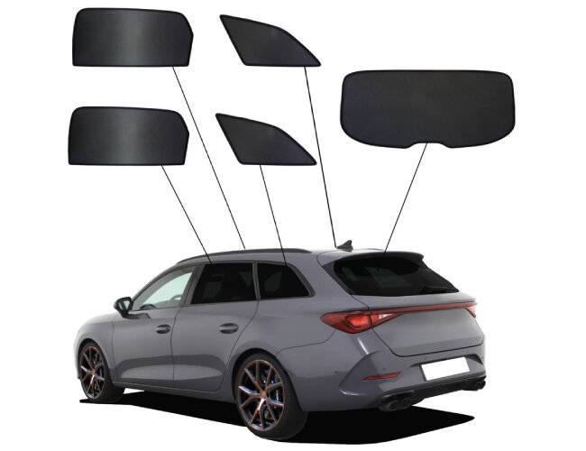 SunClip | Cupra Leon IV ST Sportstourer | Vanaf 2020- | Auto zonneschermen | SC 10411