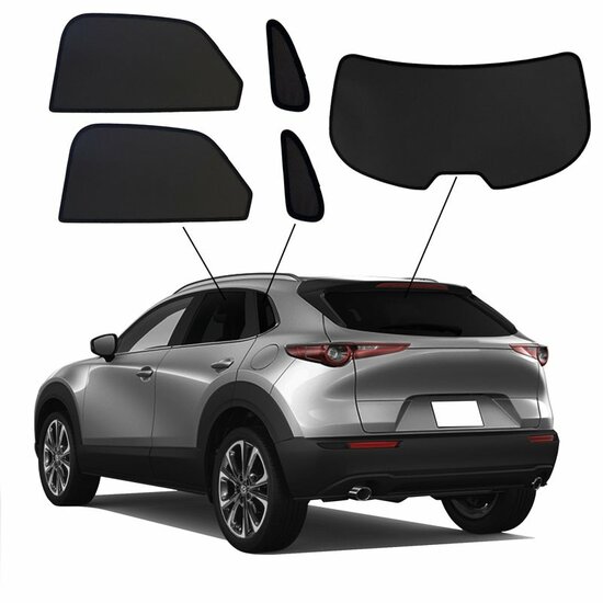 SunClip Auto Zonneschermen Mazda CX-30 2019-