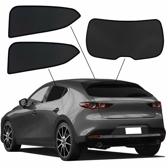 SunClip Auto Zonneschermen Mazda 3 (BP) 2019-
