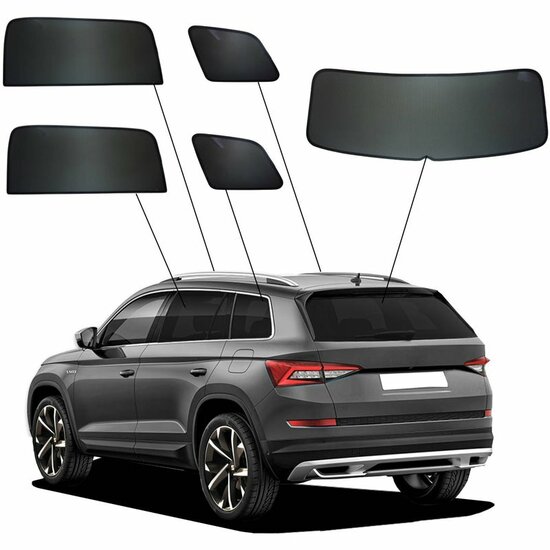 SunClip Auto Zonneschermen Skoda Kodiaq 2016-2023
