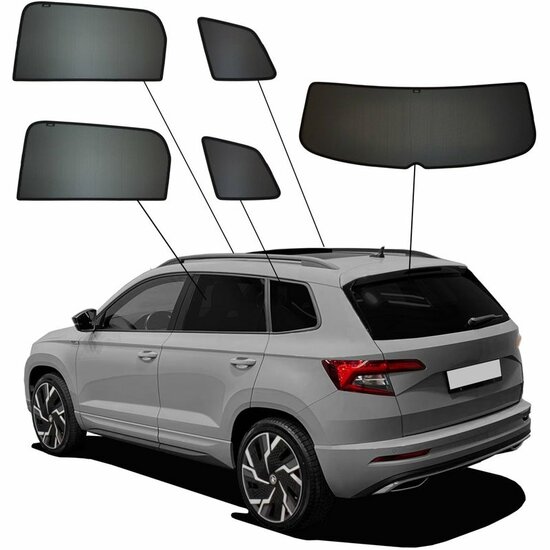 SunClip Auto Zonneschermen Skoda Karoq (NU) 2017-
