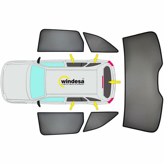 SunClip Auto Zonneschermen Ford Kuga III (DFK) 2020-