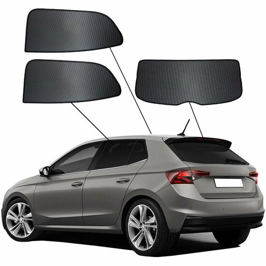 SunClip Auto Zonneschermen Skoda Fabia 4 2021-