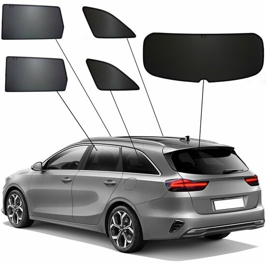 SunClip Auto Zonneschermen Kia Ceed Sportswagon (CD) 2018-2025