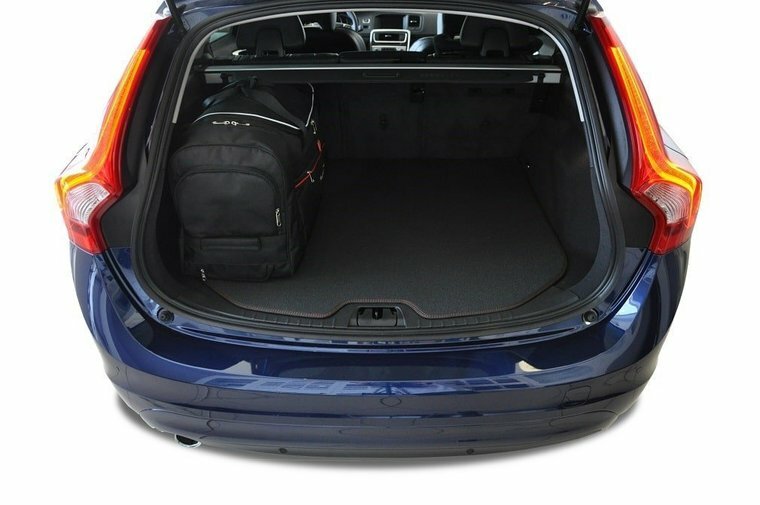 Kjust reistassenset Volvo V60 stationwagen 2010-2018 set van 4 tassen 3x roltas + 1x vliegtuigtas