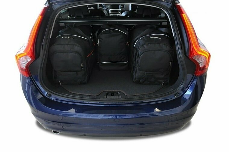 Kjust reistassenset Volvo V60 Cross Country 2015-2018 set van 4 tassen 2x roltas + 2x sporttas