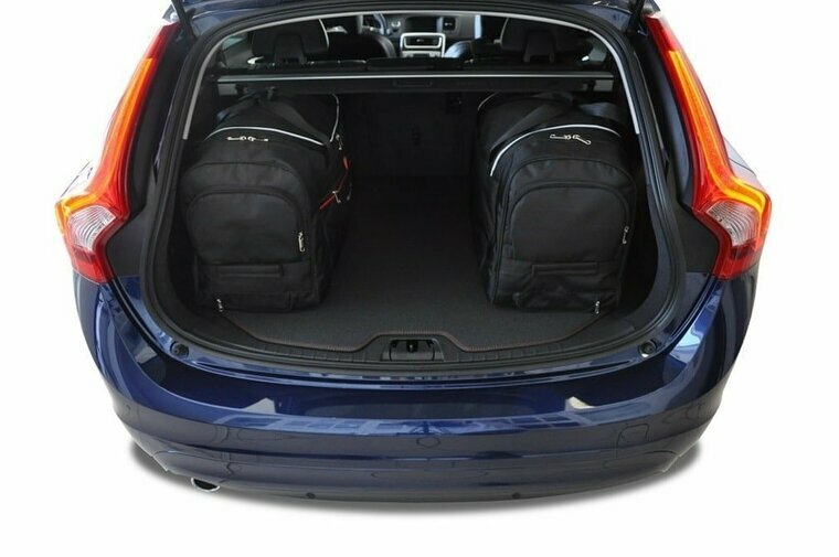 Kjust reistassenset Volvo V60 Cross Country 2015-2018 set van 4 tassen 2x roltas + 2x sporttas