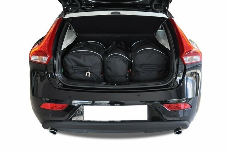 Kjust reistassenset Volvo V40 Cross Country 2013-2020 set van 3 tassen 2x roltas + 1x vliegtuigtas