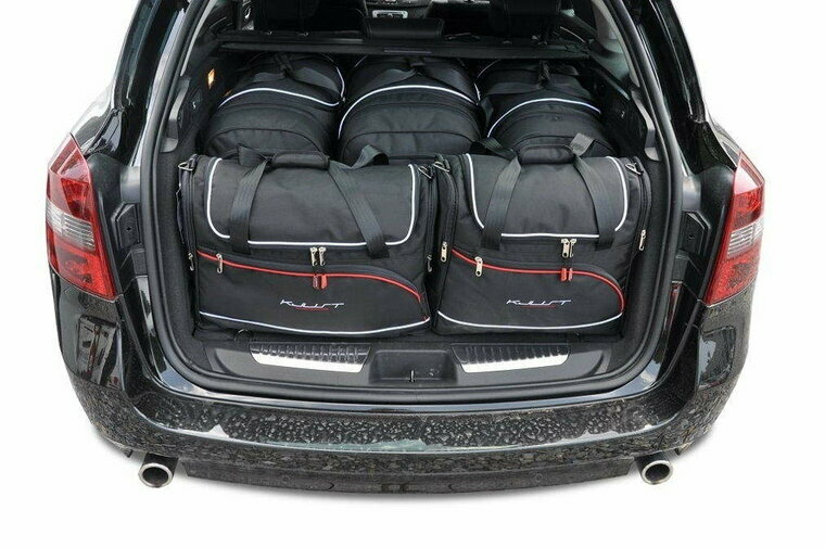 Kjust reistassenset Renault Laguna Sport Tourer 2008-2015 set van 5 tassen 3x roltas + 2x vliegtuigtas